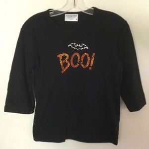 "BOO!" Halloween Top Size M Cactus Bay